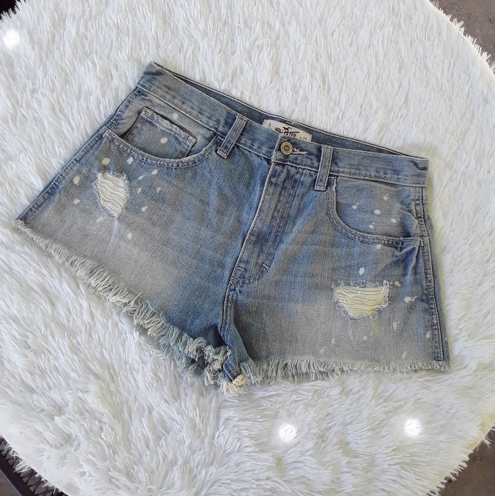 Hollister Distressed Jean Shorts Size 5